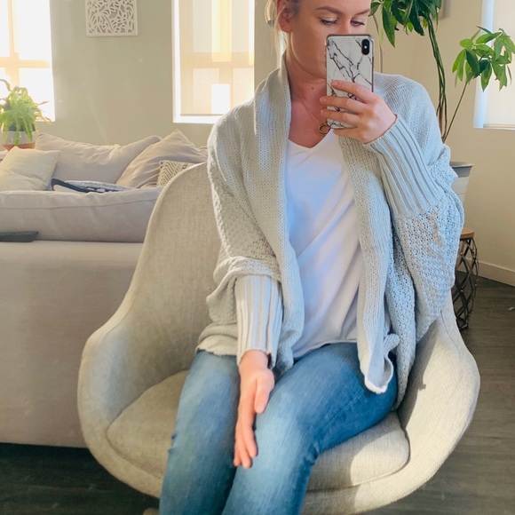 🍁 Mona Oversized Knit Cardigan Sweater - Picture 3 of 5